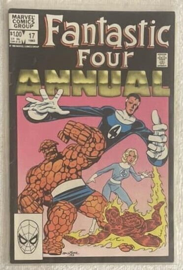 Fantastic Four Annual #17 (RAW 9.0+ MARVEL 1983) John Byrne. Glynis Oliver.
