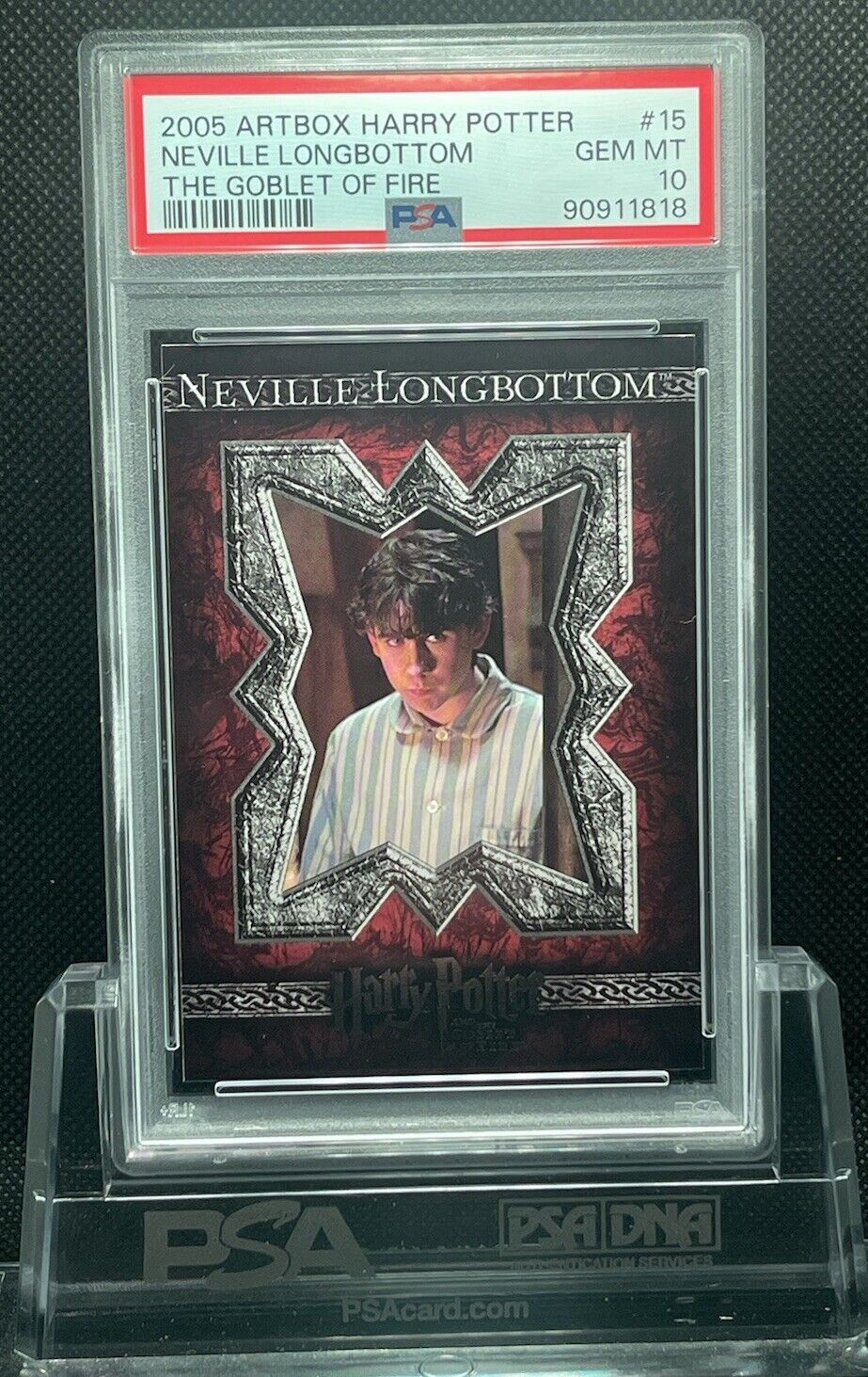2005 Artbox Harry Potter Neville Longbottom Goblet Of Fire #15 PSA 10