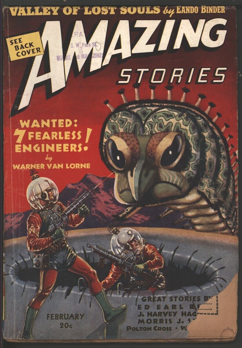 Amazing Stories 1939 February.  Pulp