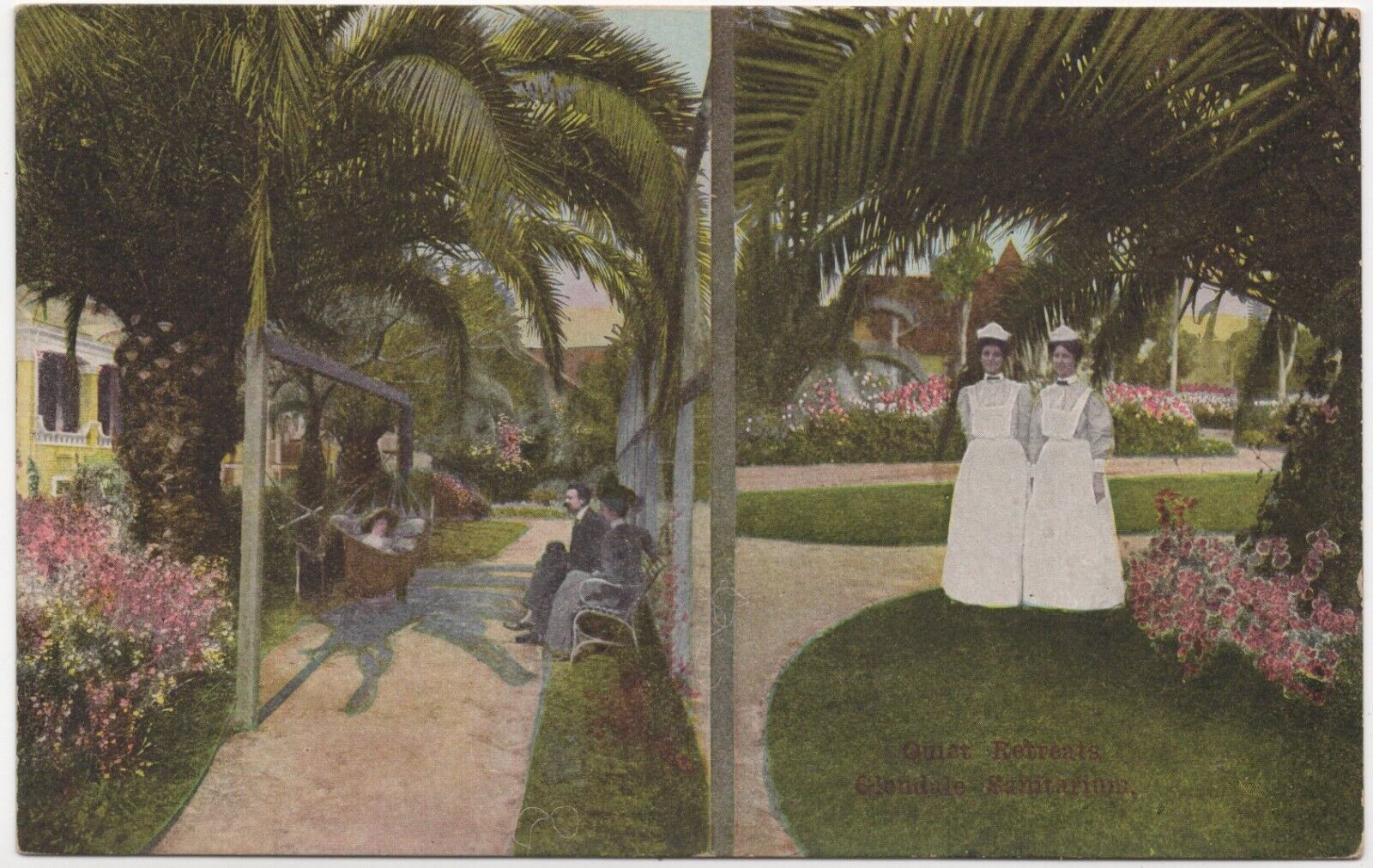 1910s Glendale Sanitarium California Unposted Van Ornum Postcard
