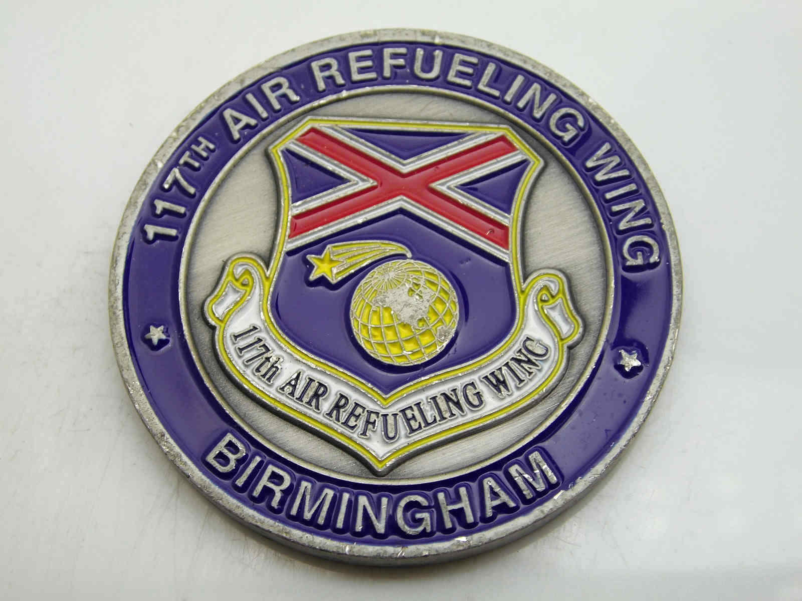 177TH AIR REFUELING WING BIRMINGHAM 117 ARW CHALLENGE COIN