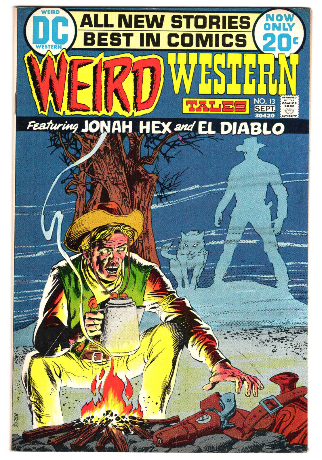 Weird Western Tales #13 Very Fine-Near Mint 9.0 Jonah Hex El Diablo DeZuniga Art
