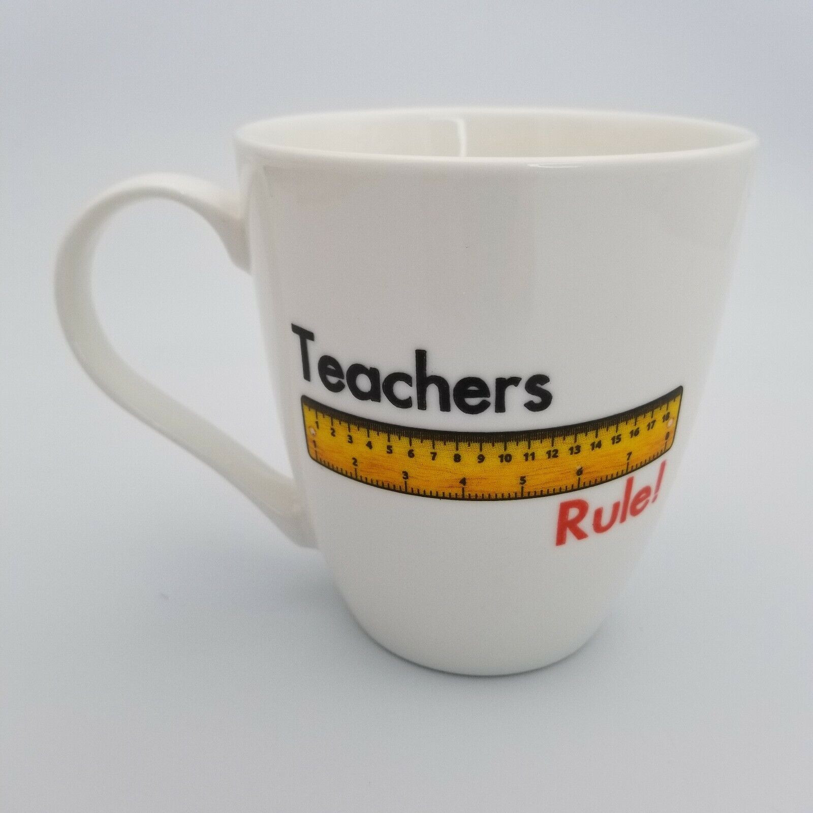 Pfaltzgraff Everyday Teachers Rule Large 18 Oz Mug Dishwasher Microwave Safe