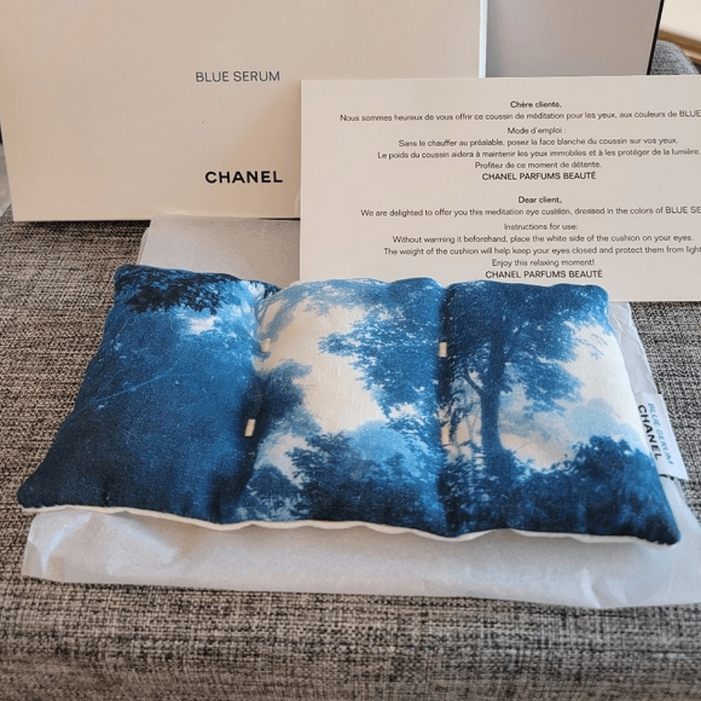 Chanel Blue Serum Eye Pillow