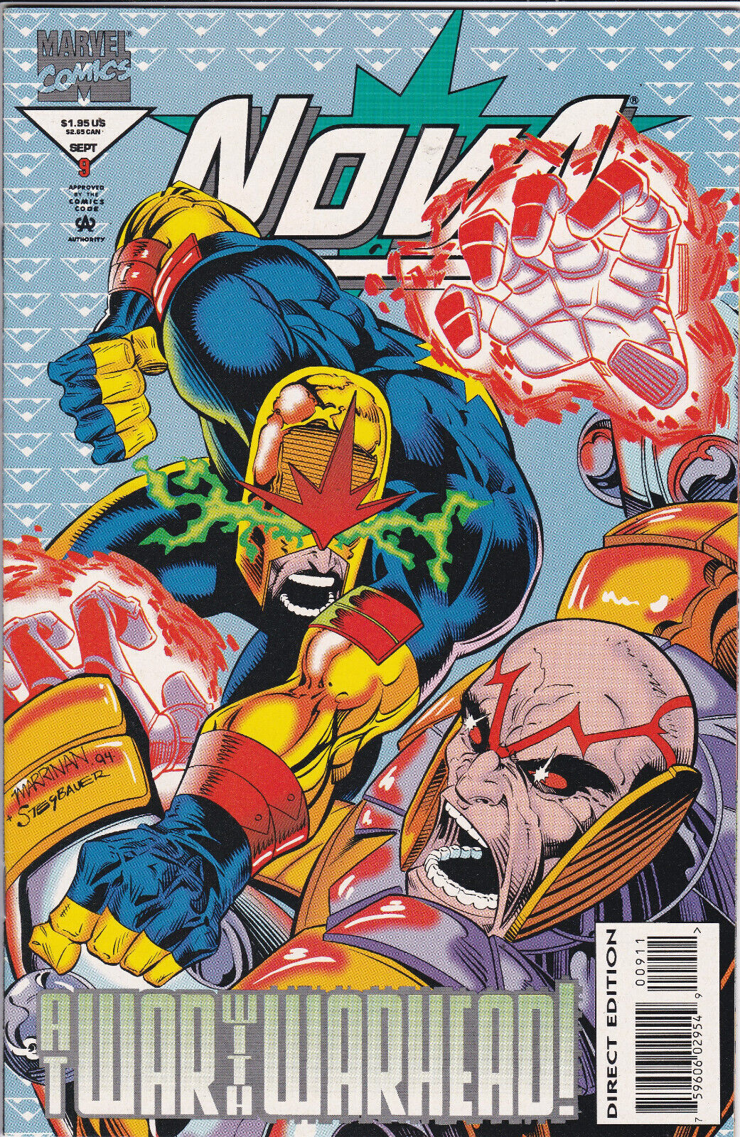 Nova #9 Vol. 2 (1994-1995) Marvel Comics, High Grade