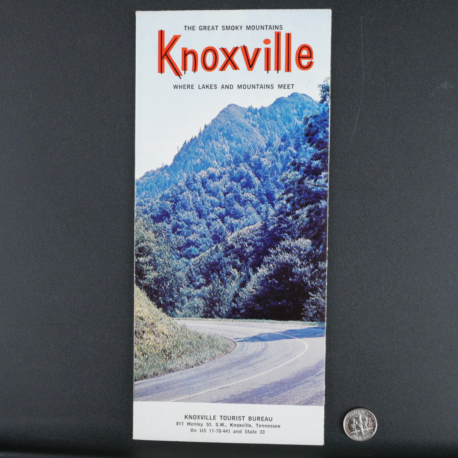 1961 Great Smoky Mountains Knoxville Tennessee Brochure