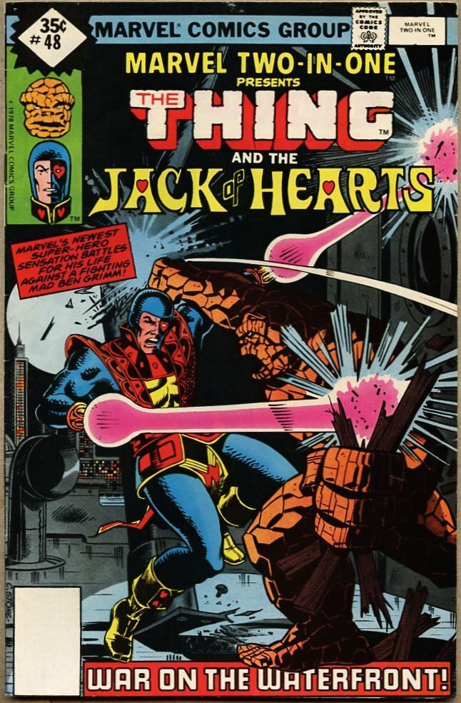 Marvel Two-In-One #48-1979 vg 4.0 Two In One Jack Of Hearts Whitman Variant