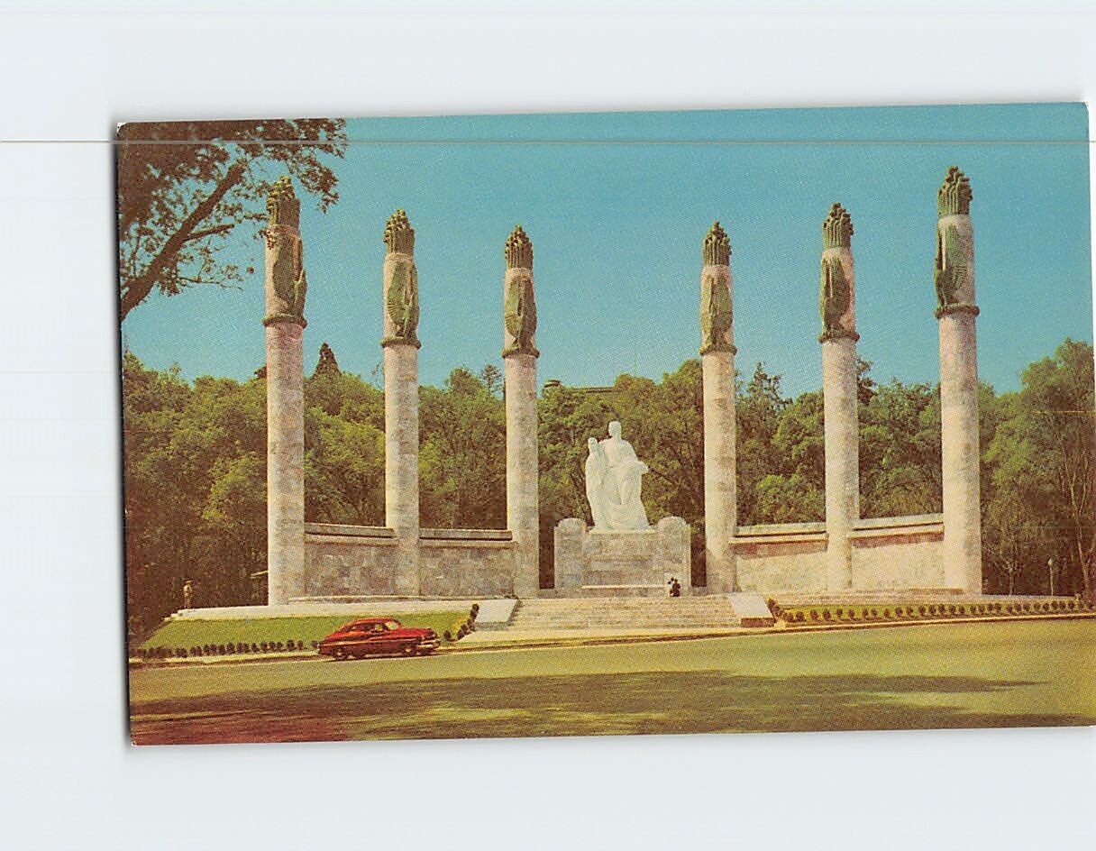 Postcard Monument to the Ninos Heroes Chapultepec Mexico City Mexico