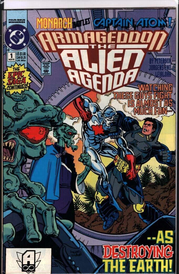 41786: DC Comics ARMAGEDDON: THE ALIEN AGENDA #1 NM Grade