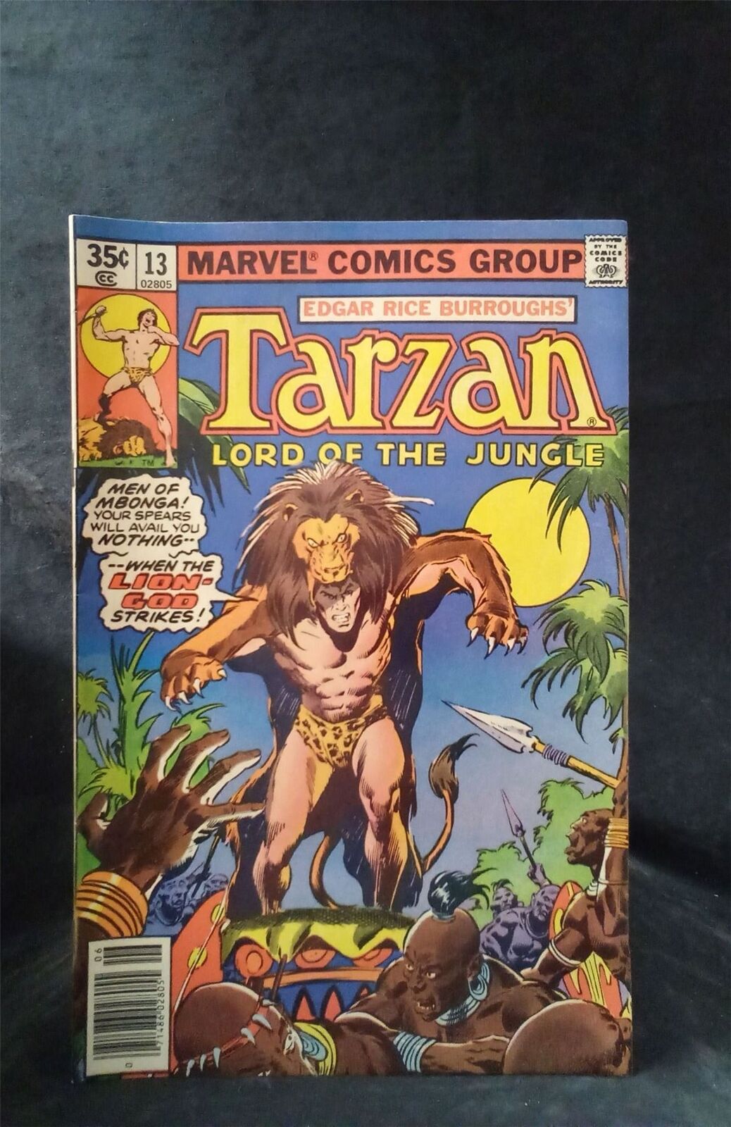 Tarzan #13 1978 Marvel Comics Comic Book 