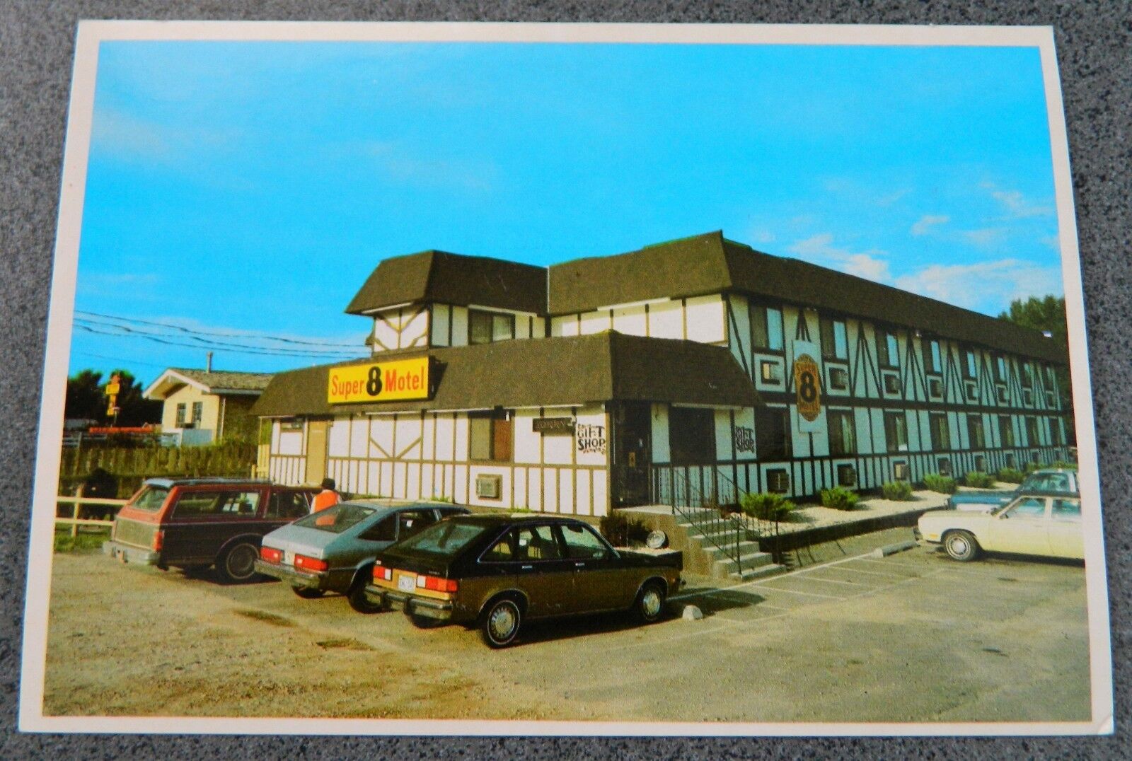 Buffalo Super 8 Postcard of Buffalo, Wyoming - Vintage 1960s to 1970s