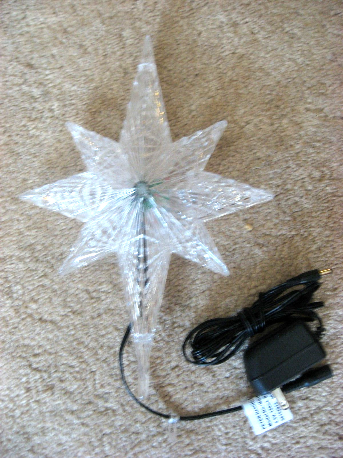 NIB HOME ACCENTS Christmas Holiday LED Tree Topper