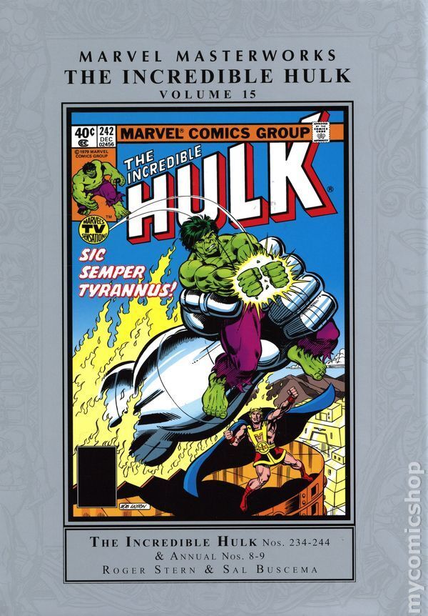Marvel Masterworks Incredible Hulk HC 1st Edition #15-1ST NM 2021 Stock Image