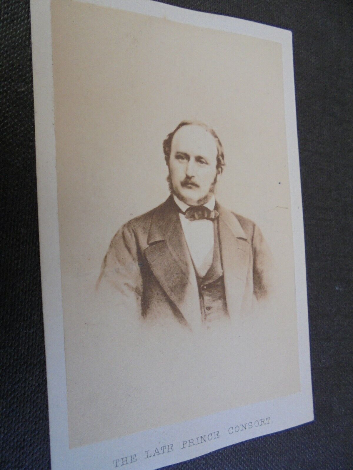 Cdv photograph The Late consort Prince Albert by Mason at Brighton c1860s