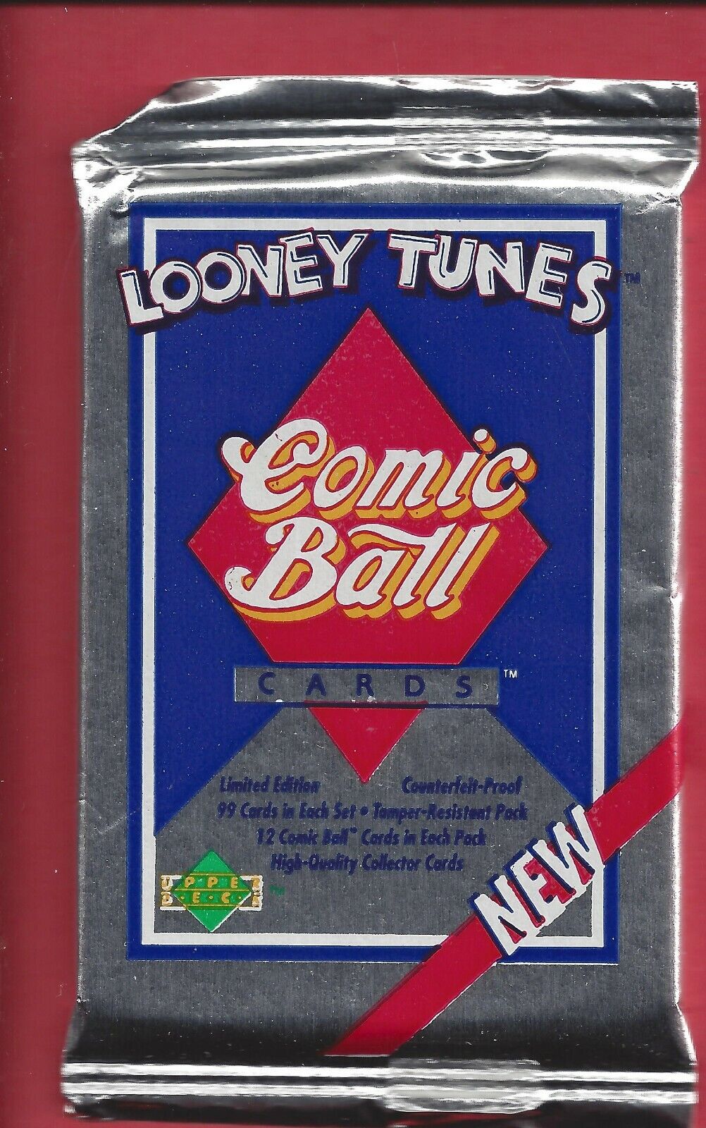 1990 UPPER DECK LOONEY TUNES COMIC BALL CARDS PACK SEALED