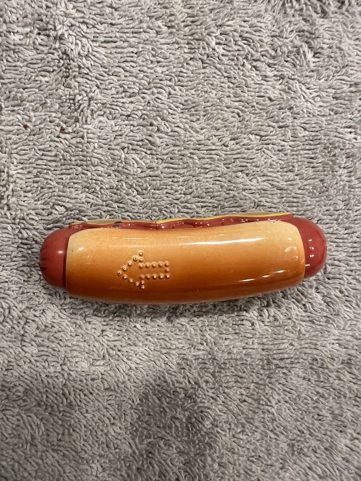 Rare Vintage Hot Dog Shaped Lighter.