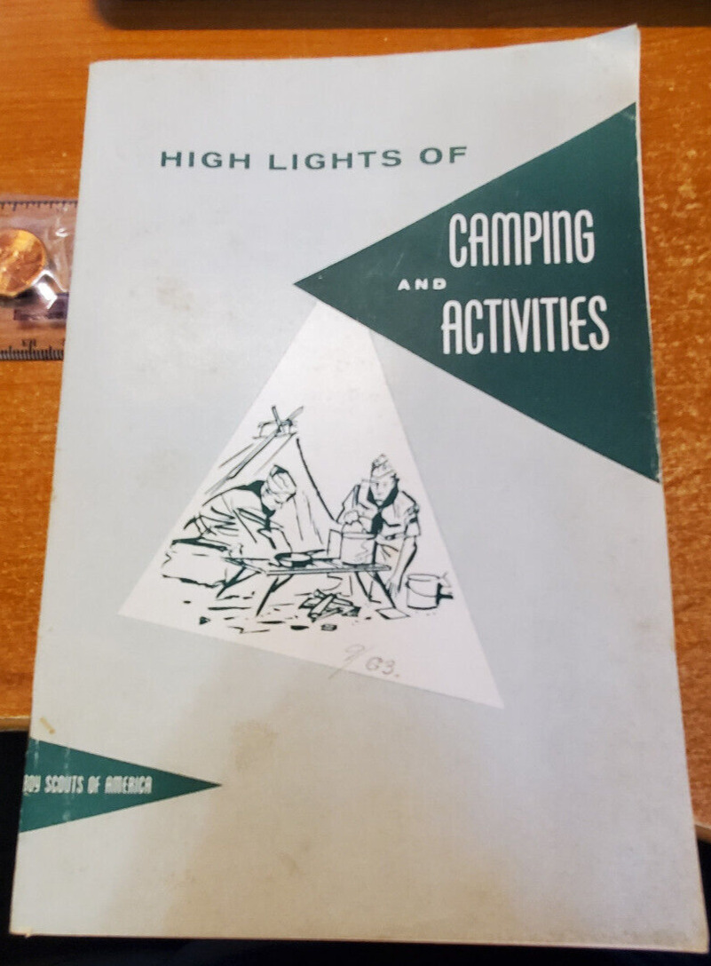BSA Highlights of Camping and Activities 1958(c), 1962 printing {ww}