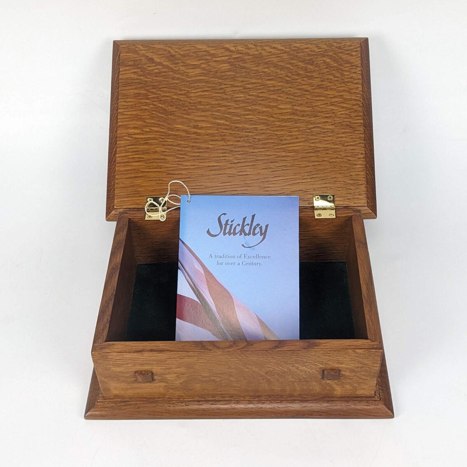 Stickley Desk Box #35 Oak Fayetteville Finish - Unused - collectors