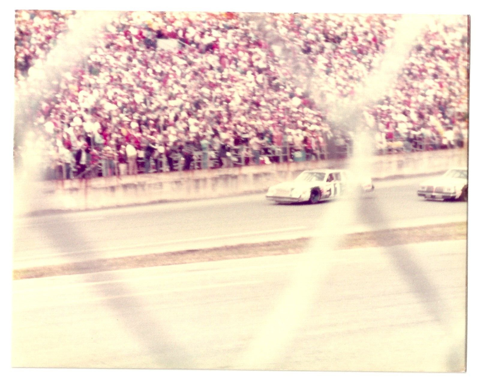 80s NASCAR Photo Darrell Waltrip, #11 - Snapshot, Daytona 500, Racing VTG 1981