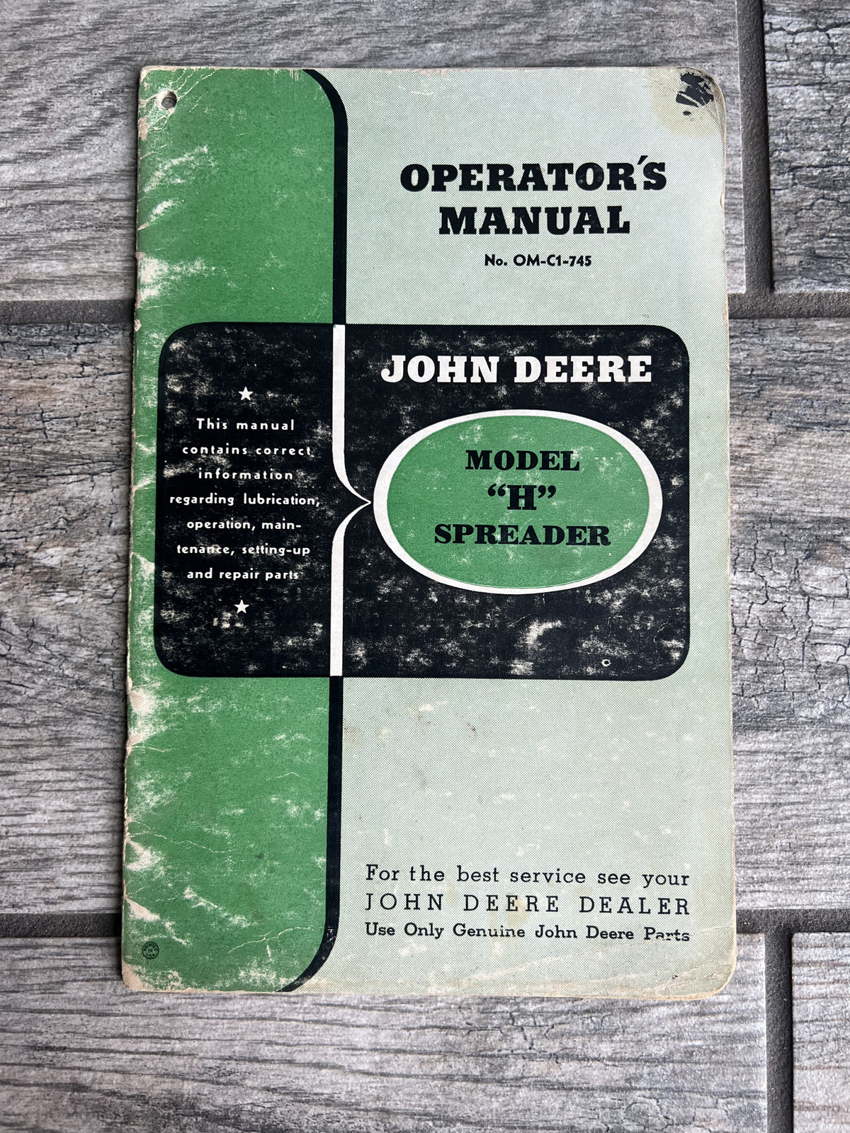 Vintage John Deere Model \