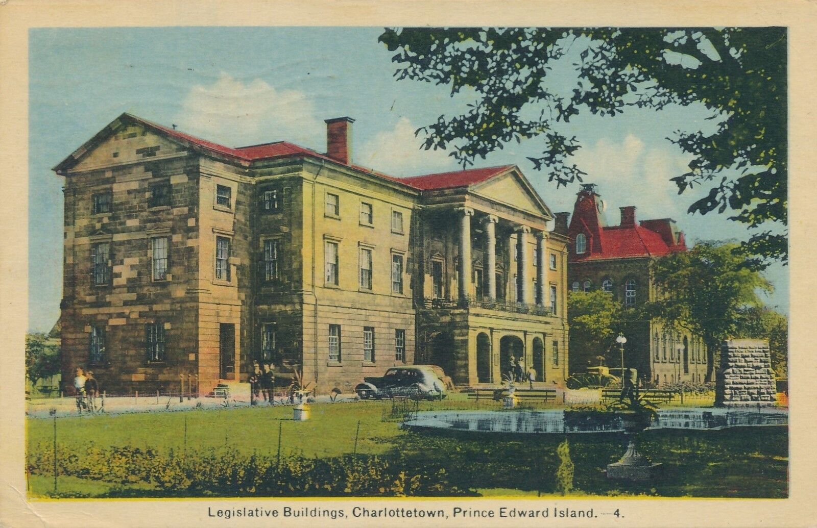 CHARLOTTETOWN PEI – Legislative Buildings - 1938