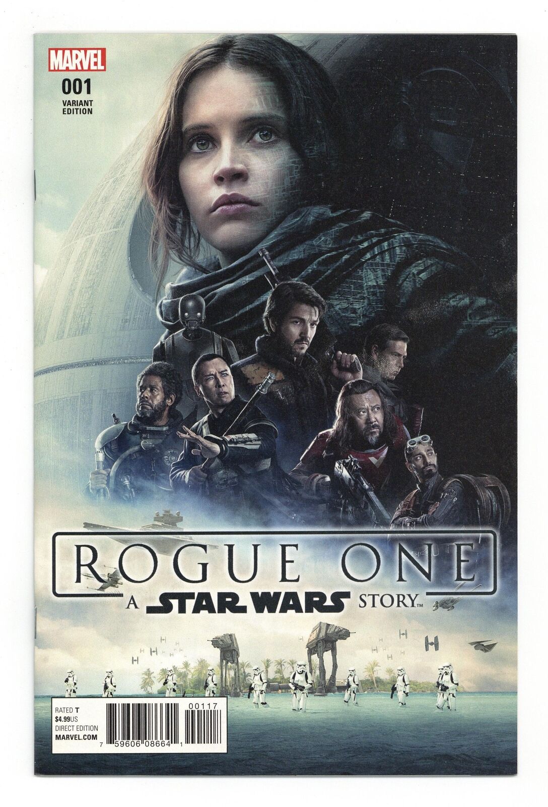 Star Wars Rogue One #1 Photo Walmart Variant FN 6.0 2017