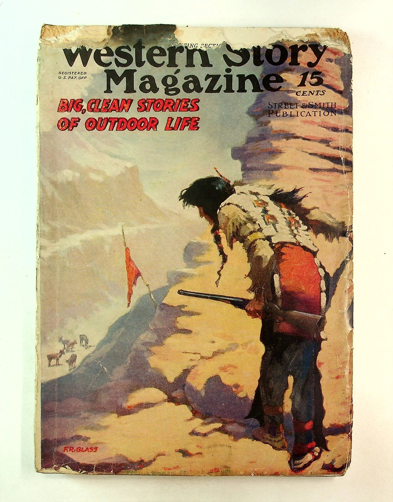 Western Story Magazine Pulp 1st Series Dec 5 1925 Vol. 56 #6 GD