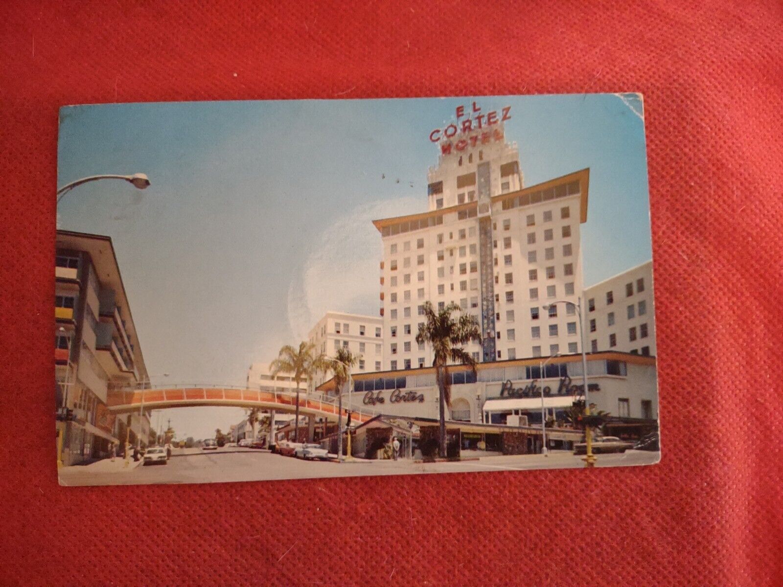 El Cortez Hotel, San Diego, California Vintage COLOR PC