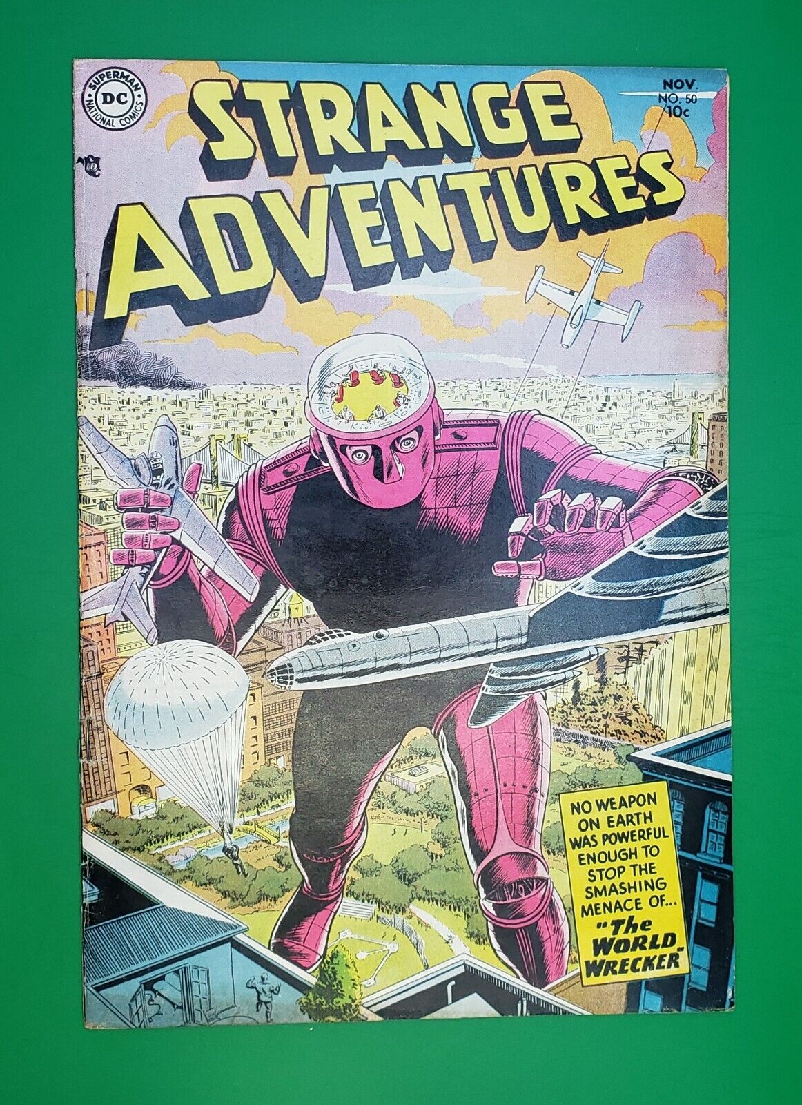 Strange Adventures #50 DC Comics 1954 Golden Age Classic Robot Cover VG+/FN-