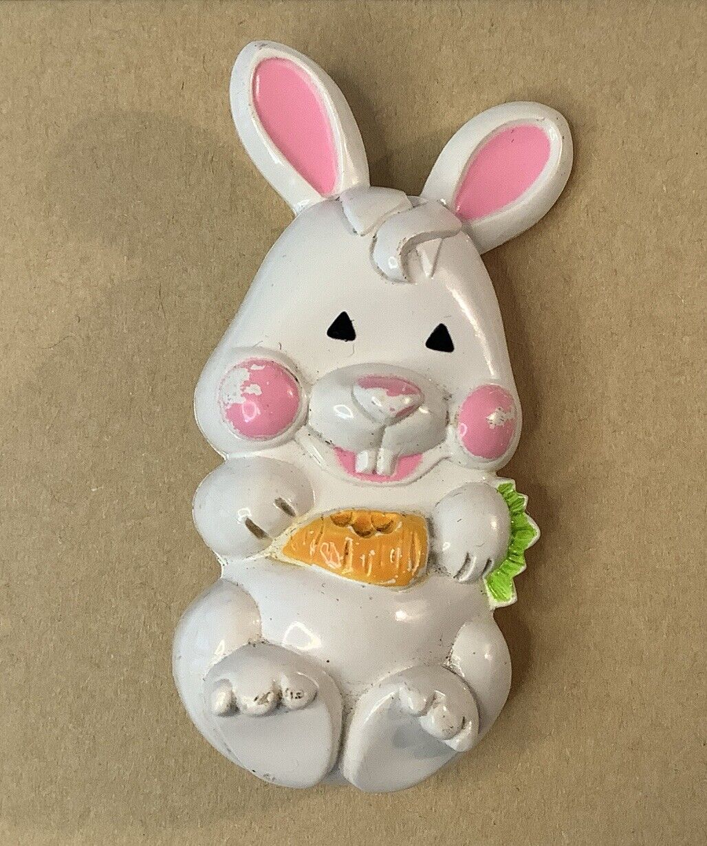 Vintage Avon Bunny Spring Easter Rabbit Fragrance Glace Pin 685