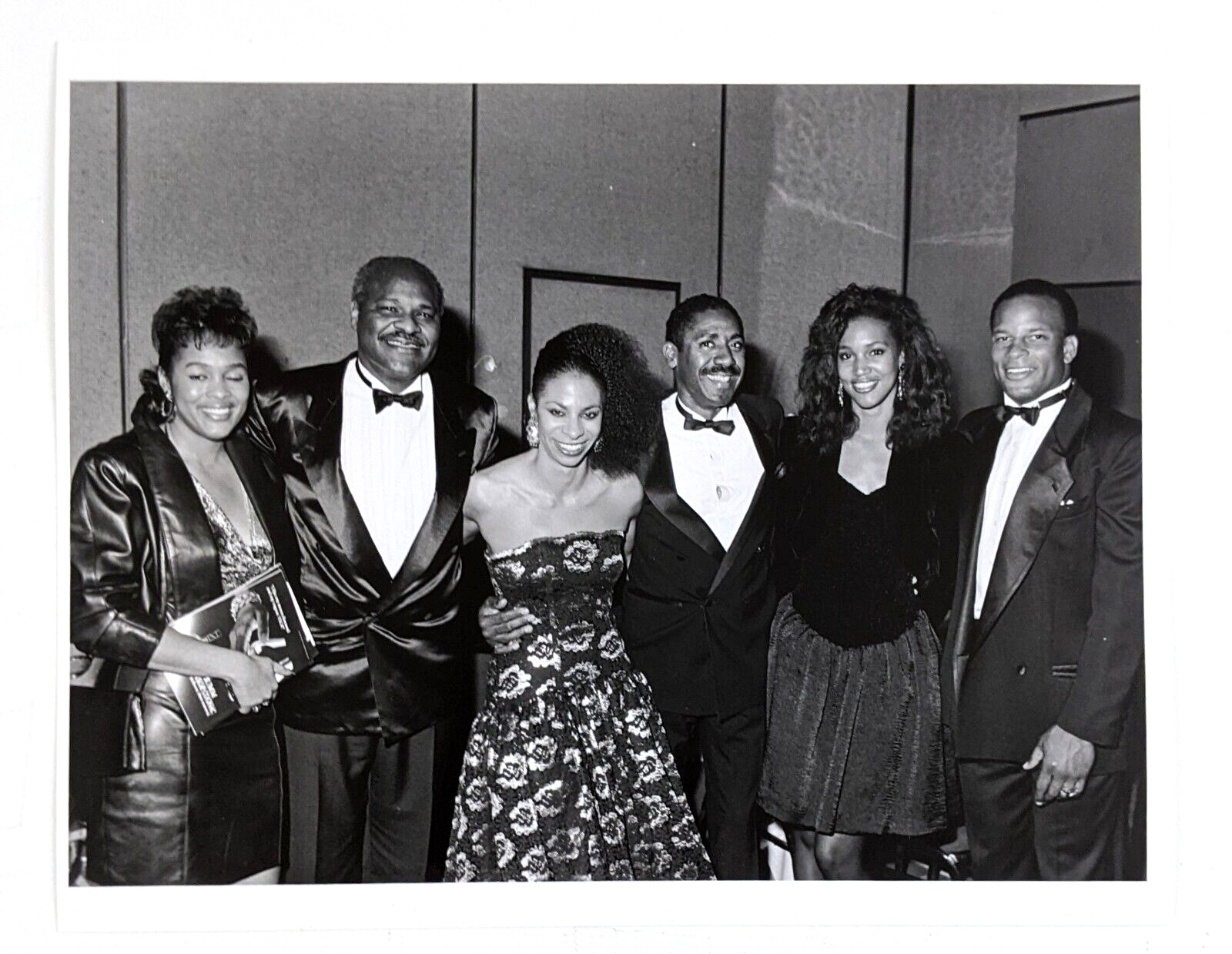 1990s African American Black Women Men Formal Gala Dresses Tuxedo VTG Photo CA