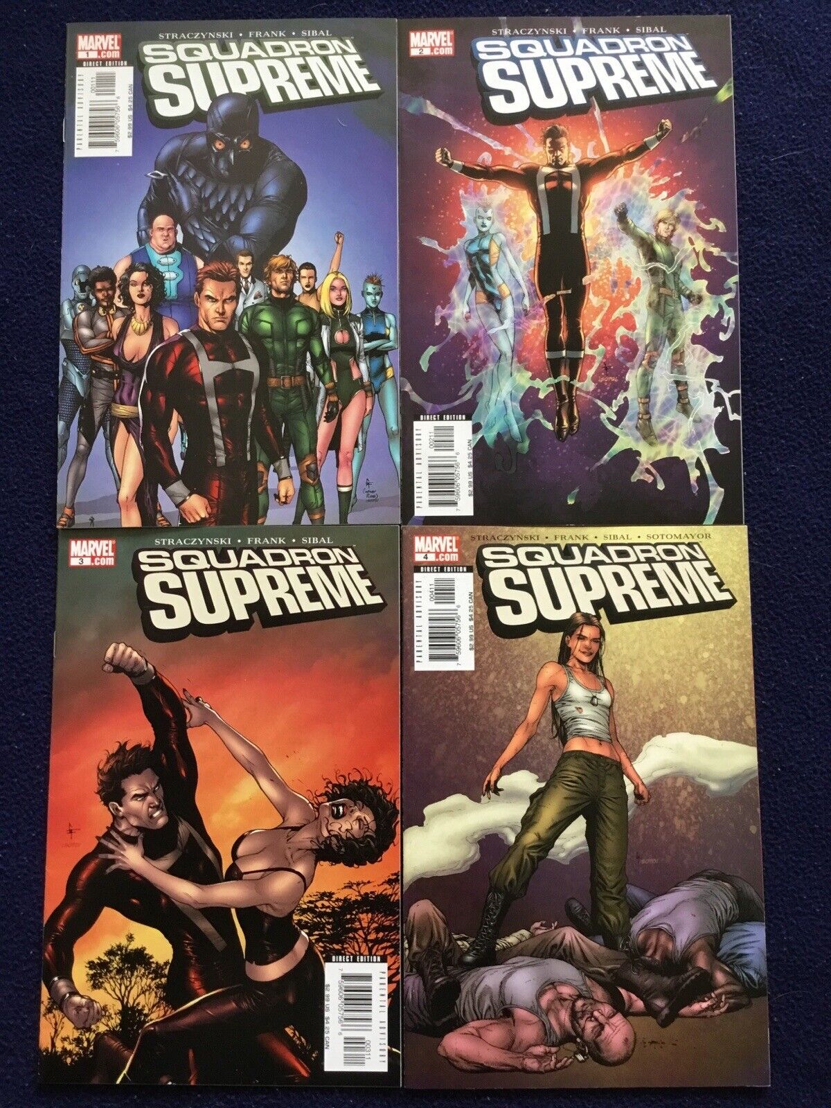 Squadron Supreme 1-7 (2006) & Squadron Supreme 1-12 (2008-2009) Marvel Comics