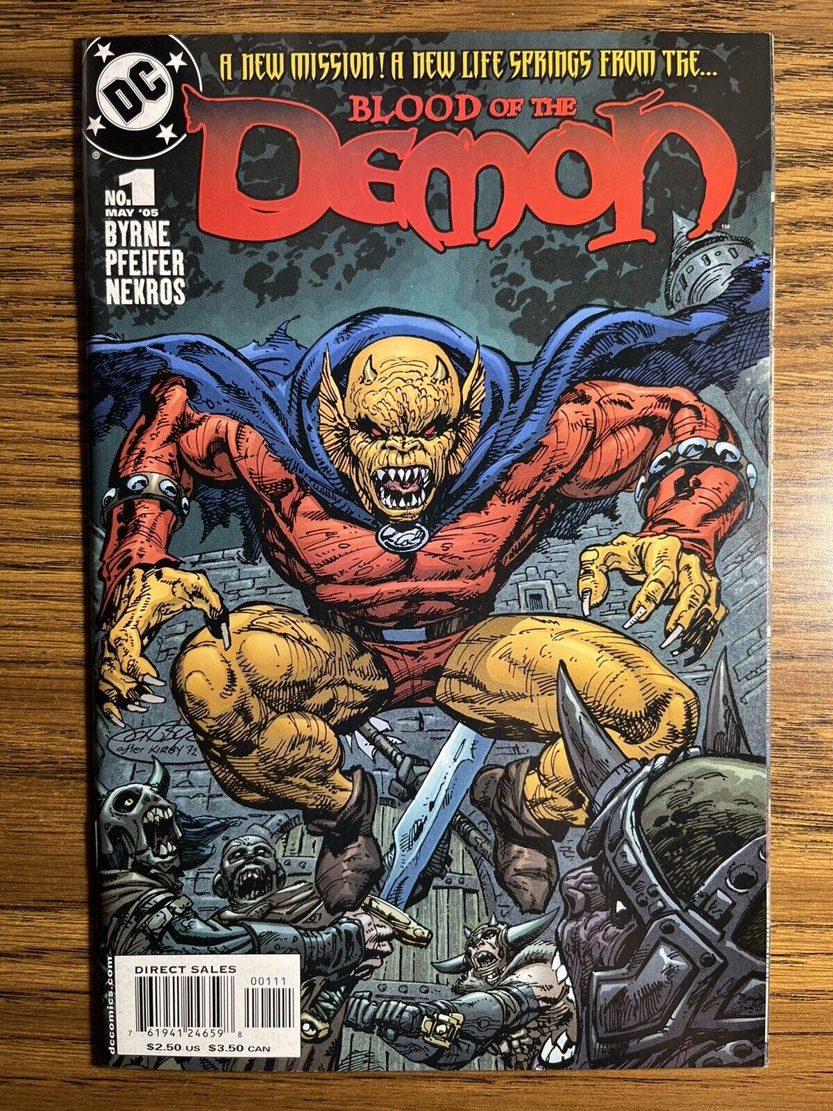 BLOOD OF THE DEMON 1 JOHN BYRNE COVER DC COMICS 2005