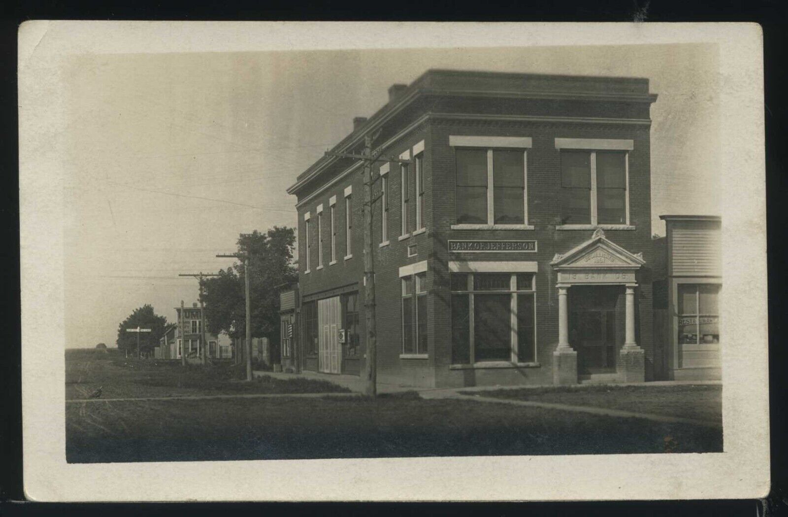MO Jefferson County RPPC 1910\'s THE BANK of JEFFERSON Established 1891