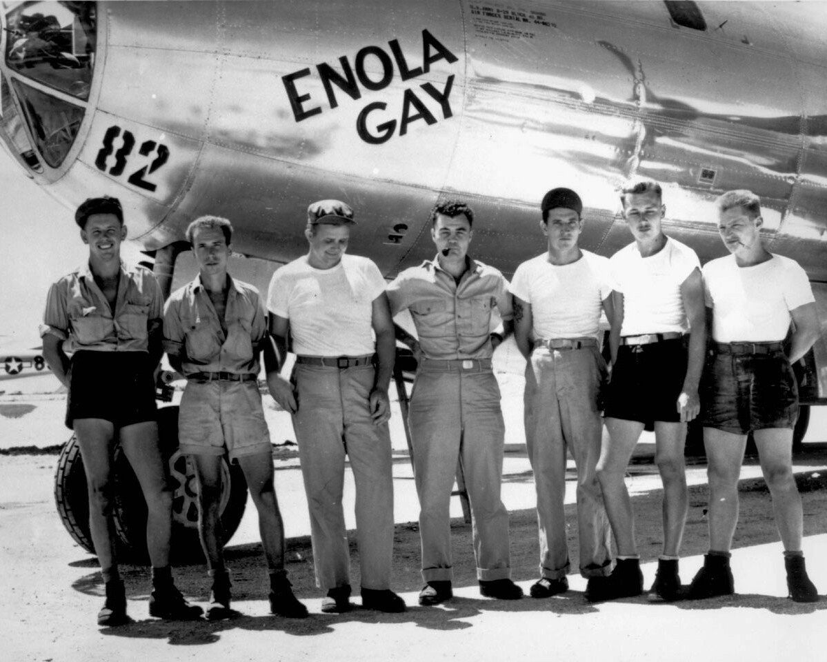 Enola Gay Crew Plane B-29 World War 2 WWII 8 x 10 Photo Photograph Picture