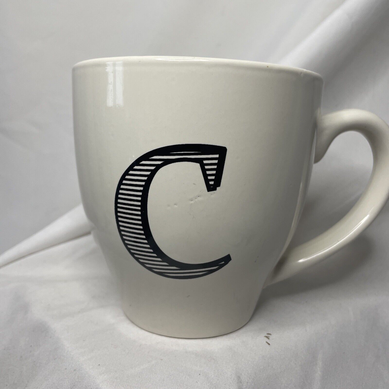 Monogram C Mug Coffee Tea Large White No Chips