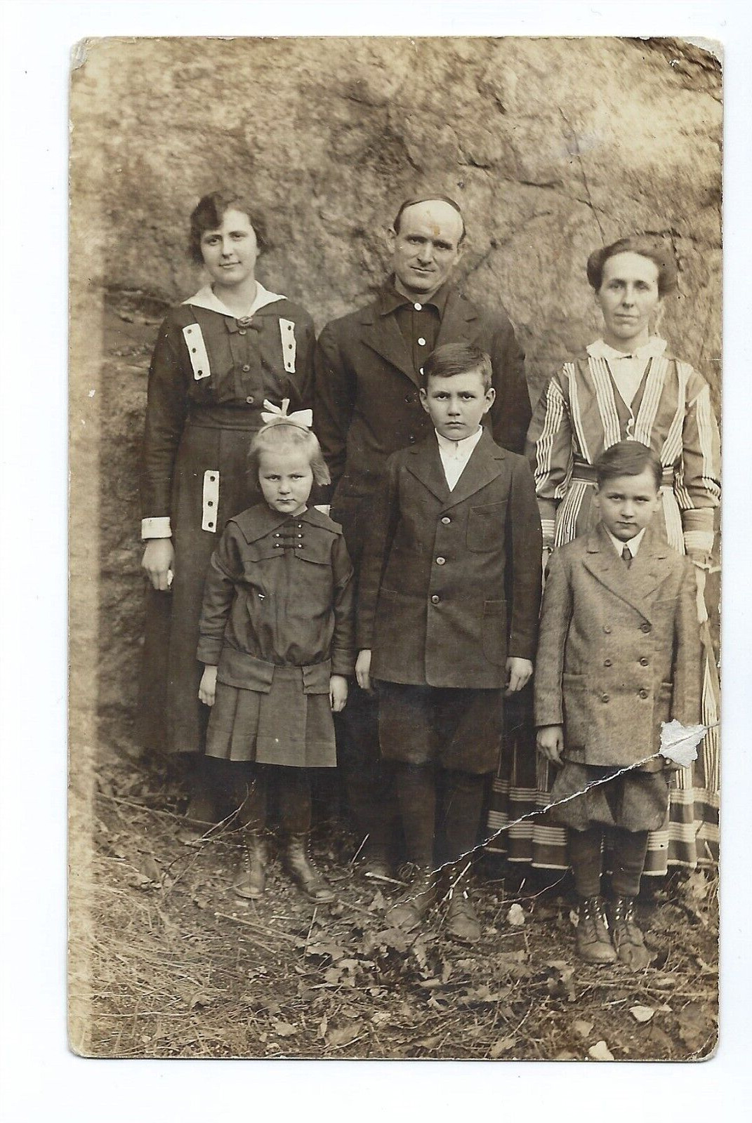 Lee Family Real Photo Postcard RPPC Ohio Unposted