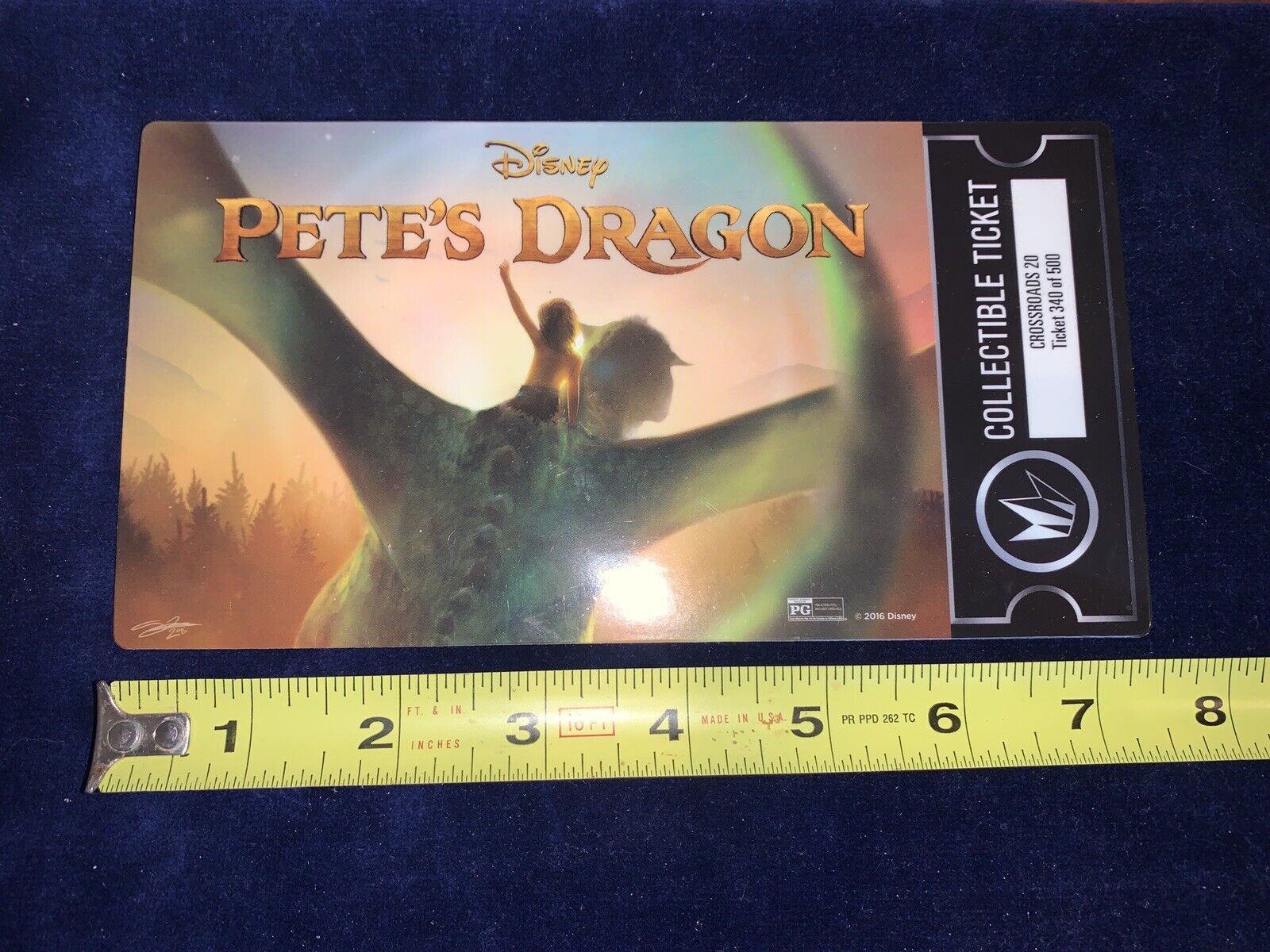 Disney\'s Pete\'s Dragon 2016 Collectors Collectible Movie Ticket Regal