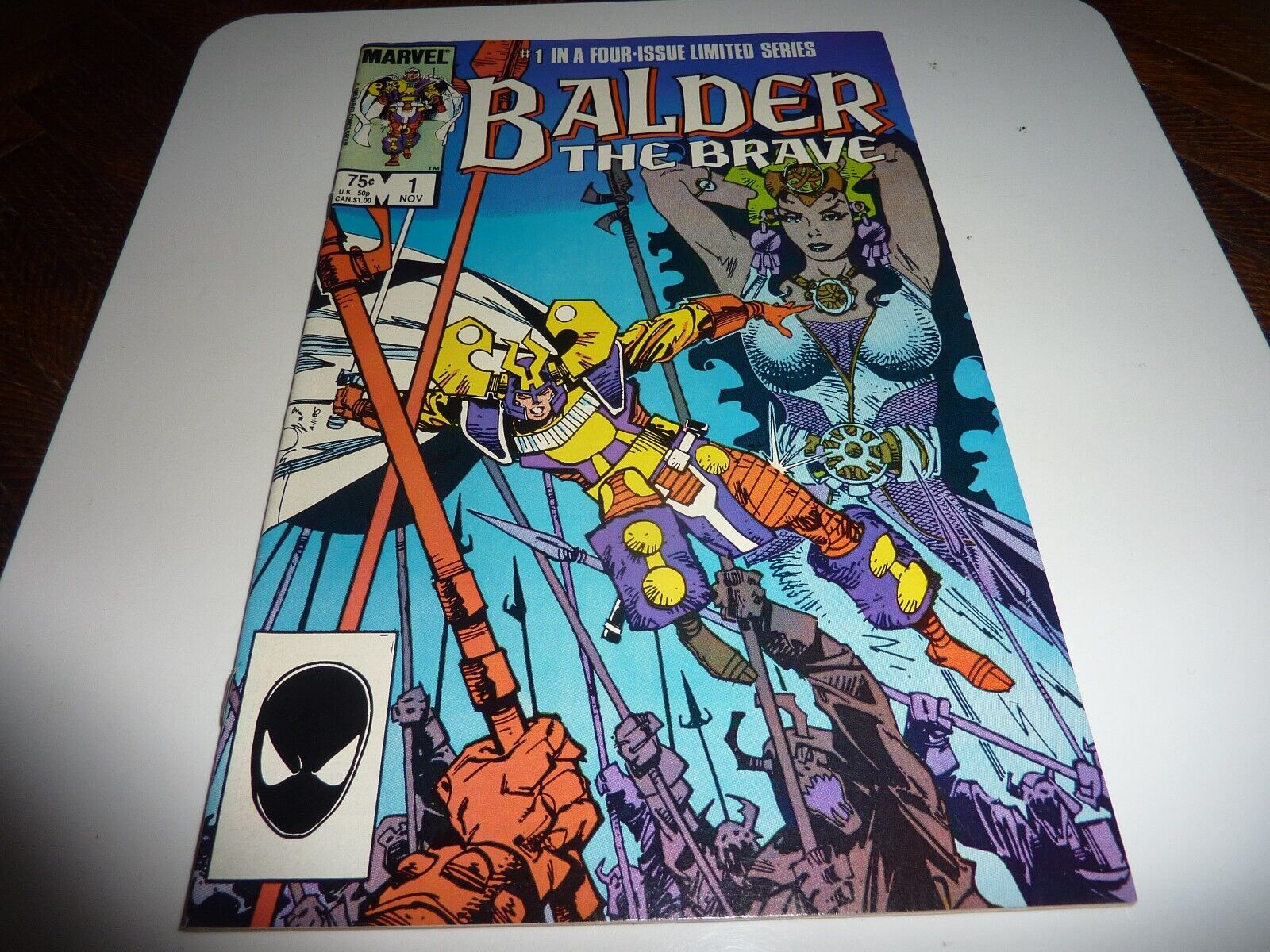 BALDER THE BRAVE #1 Marvel 1985 1st Solo Series Thor Simonson Sal Buscema VF