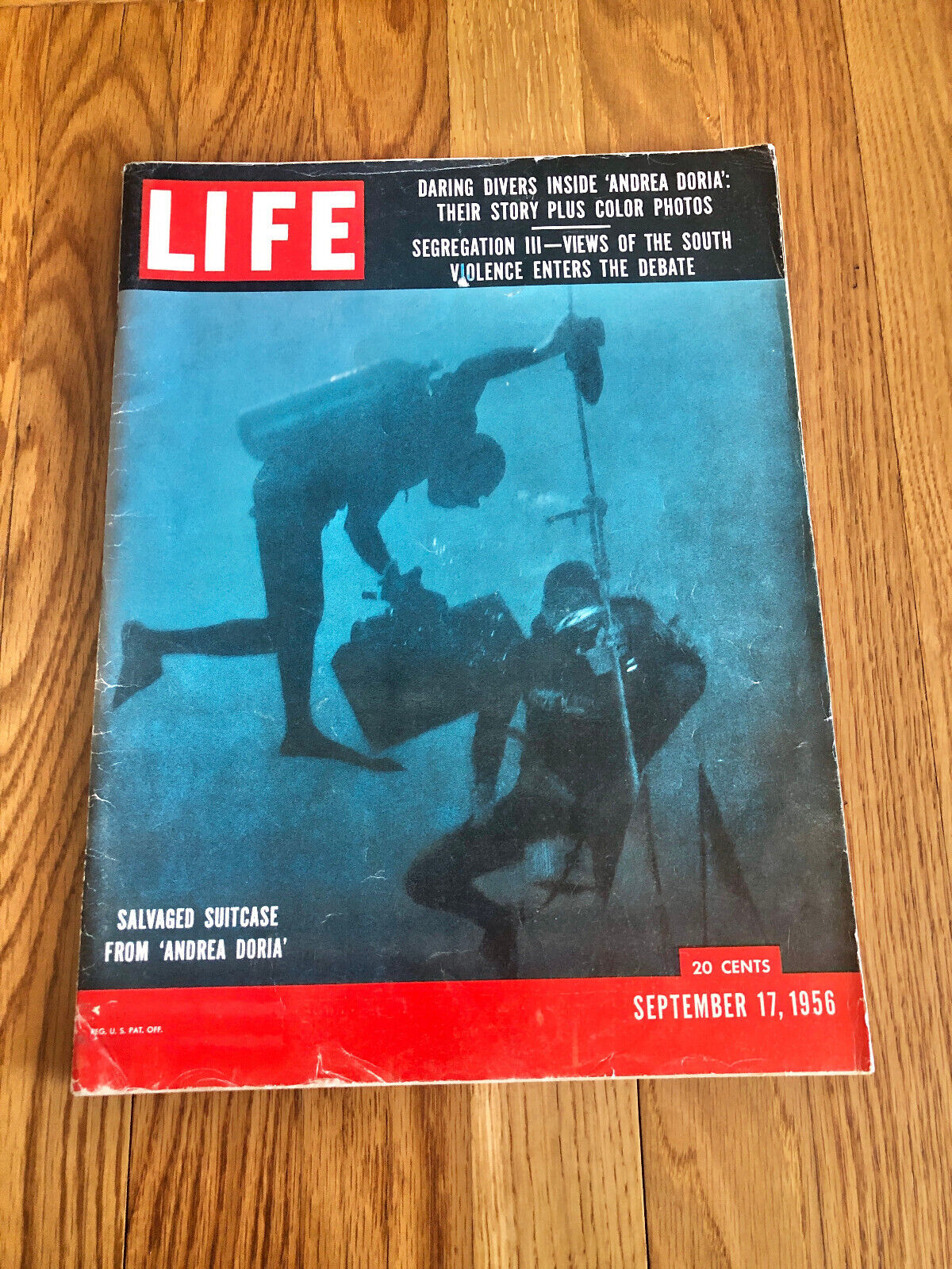 ss Andrea Doria & RMS Queen Elizabeth / Life Magazines Sept ’56 & Sept '70