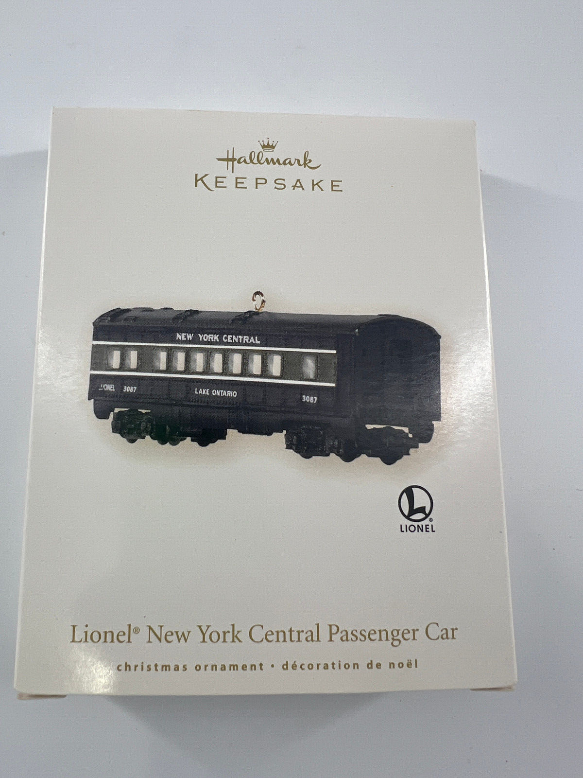 Lionel New York Central Passenger Car Hallmark Ornament Christmas 2008 New