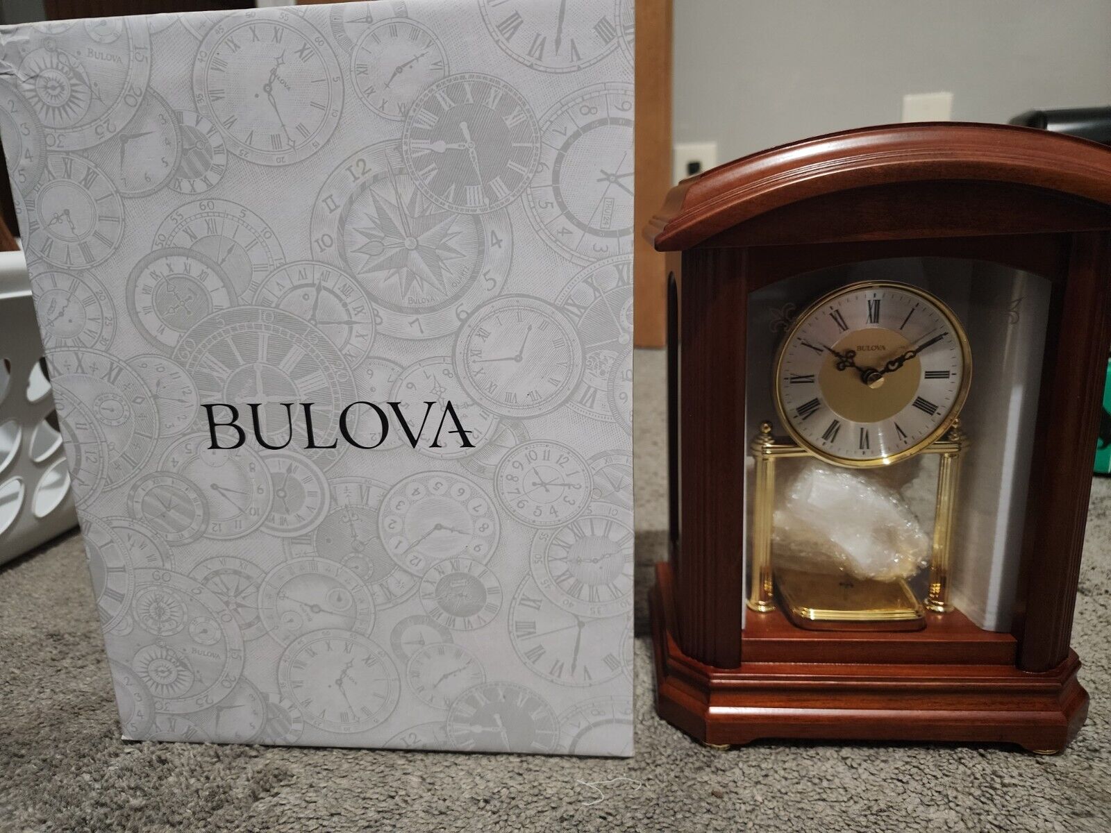 Bulova Quartz Clock B1848