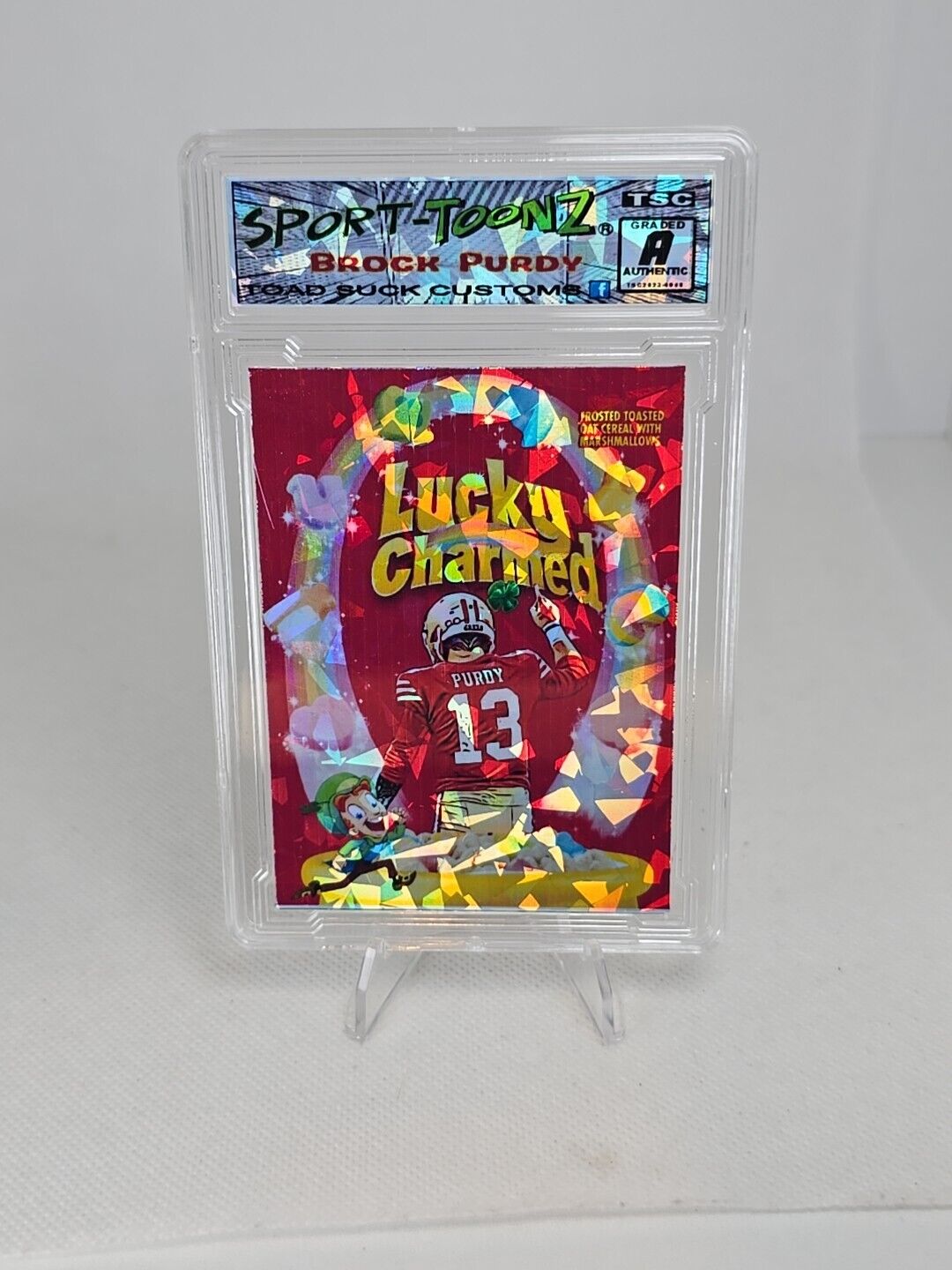 BROCK PURDY 2023 SPORT TOONZ SP RC /200 LUCKY CHARMS 49ers