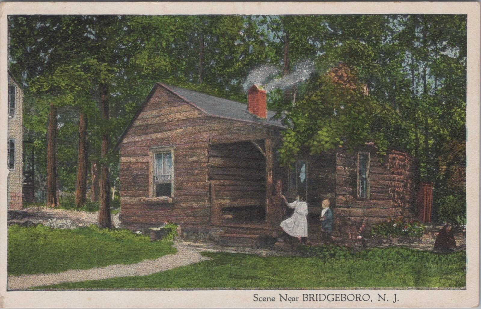 Scene Near Bridgeboro, New Jersey Unposted Postcard