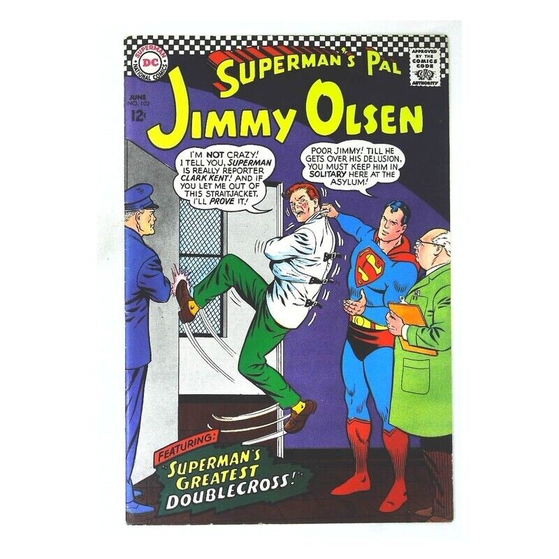 Superman's Pal Jimmy Olsen (1954 series) #102 in VF condition. DC comics [p@