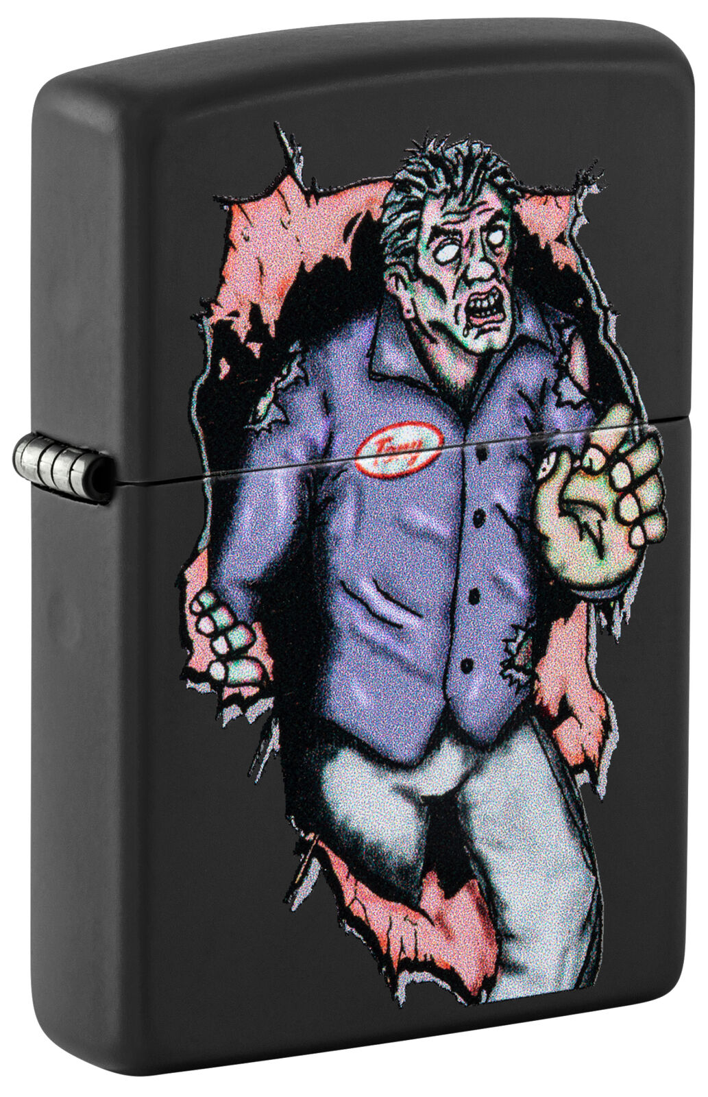 Zippo Zombie Escape Design Black Matte Windproof Lighter, 218-103043