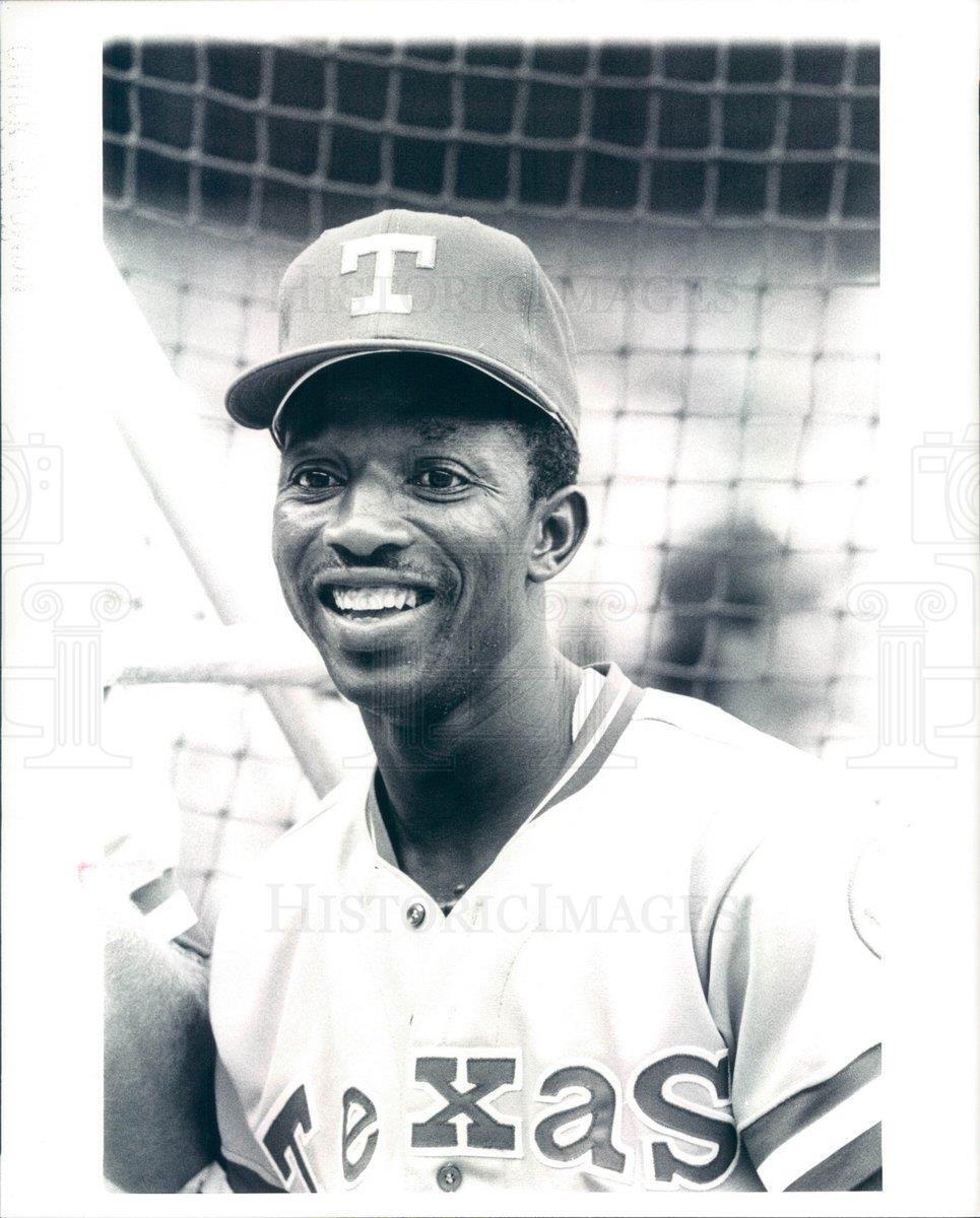 1981 Press Photo MLB Texas Rangers Mickey Rivers - snb1923