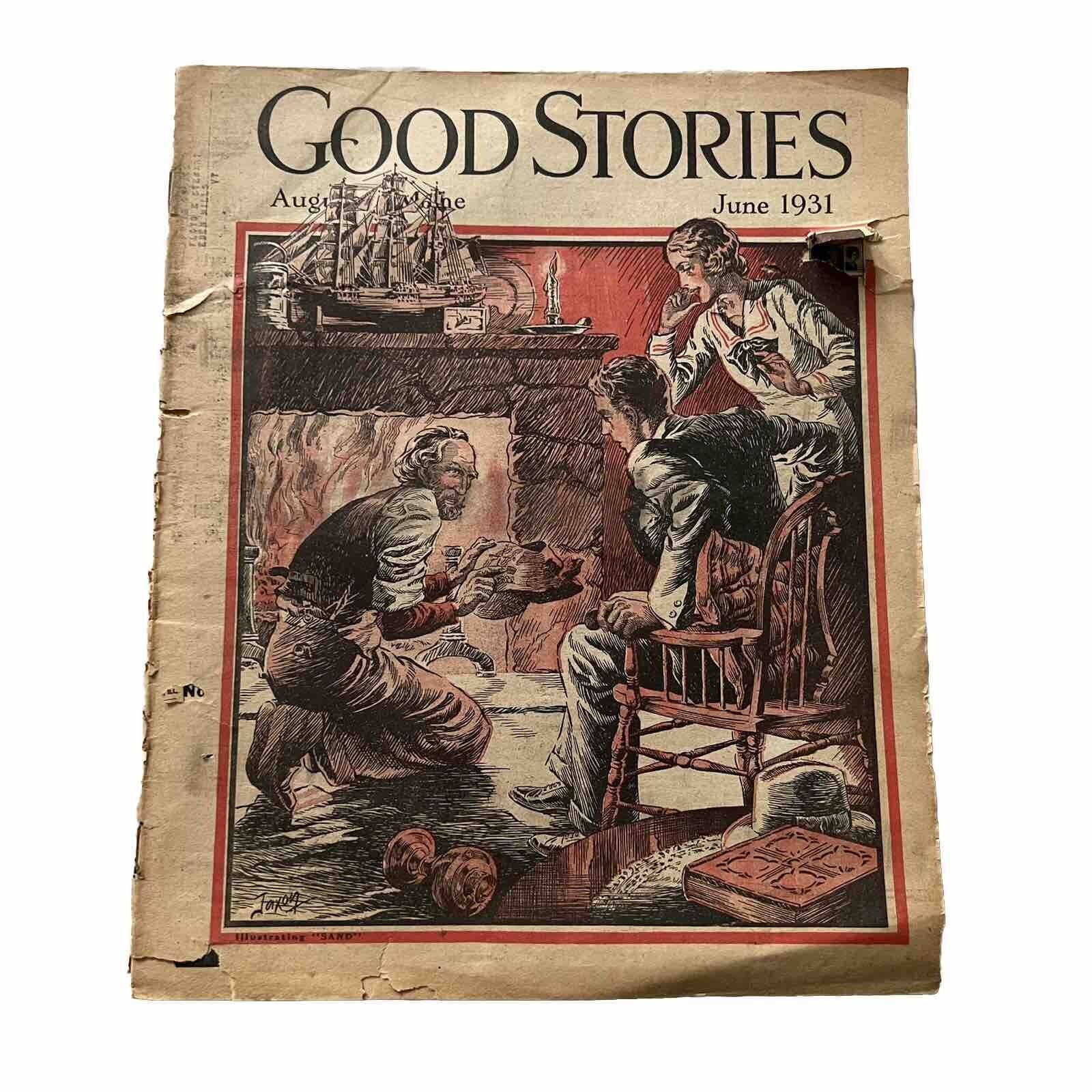 Vintage Good Stories Women\'s Magazine June 1931 Advertising Quack Medicine Tips