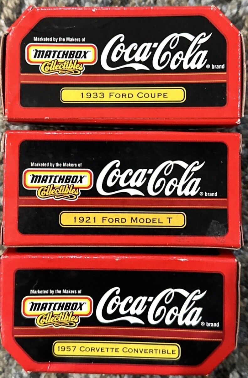 Matchbox Coca-Cola 3 Pack