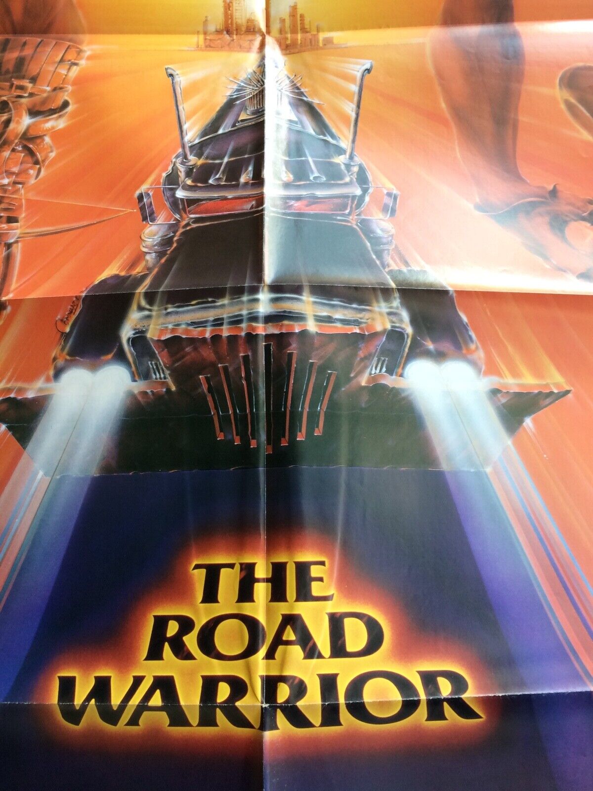 Road Warrior, rare original vintage colorful movie poster, 27 x 41\' famed artist